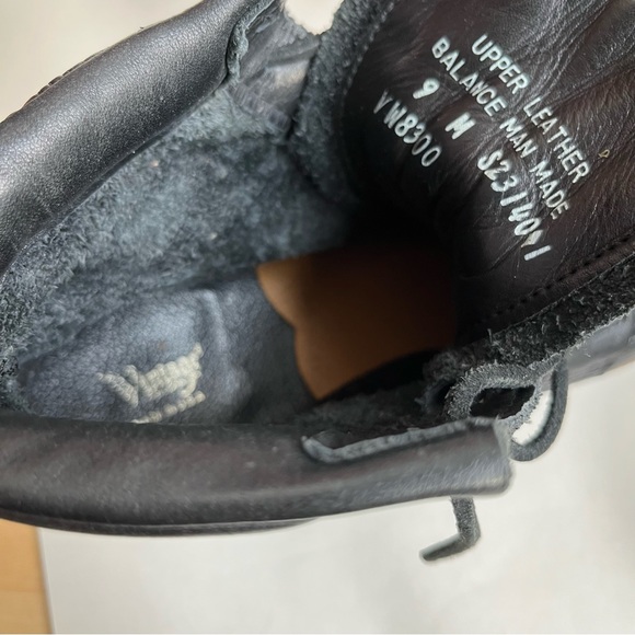 Walkover Vintage Brand, Leather Ankle Boot, made in the USA Black, Men's size 9 - Picture 8 of 14